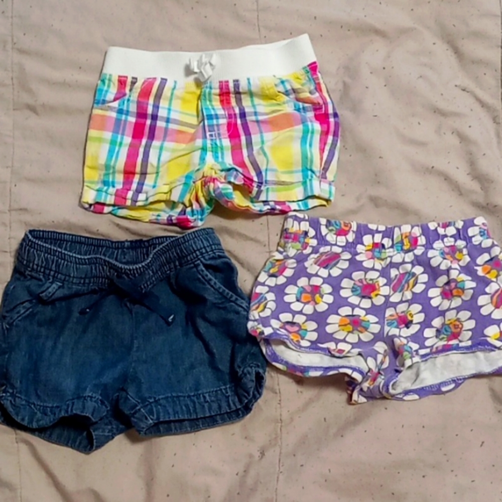 (3) Bundle 2t Girls Shorts